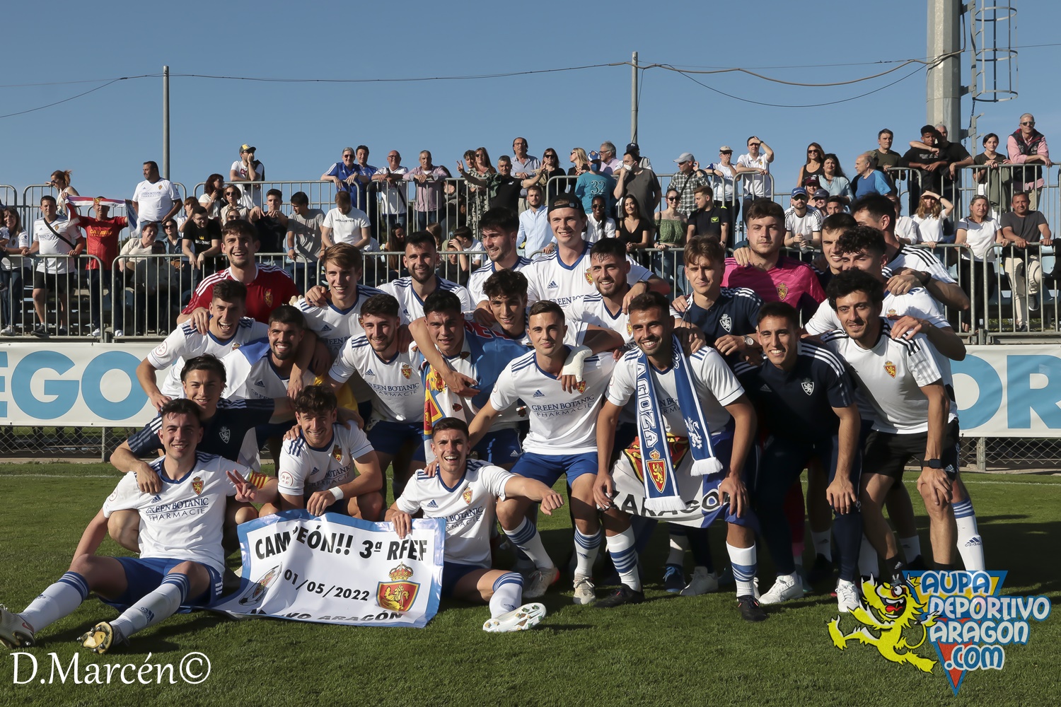 El Deportivo Aragón, campeón de Tercera, asciende a 2ª RFEF